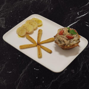 RICETTA SECONDO PIATTO GOURMET DI OTTOBRE - Ceviche peruviano vegan su cestini carta riso
